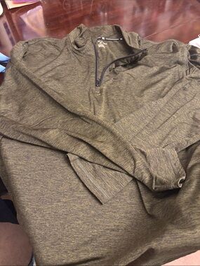 Kenneth Cole Grey Heather 1/4 Zip Performance Pullover